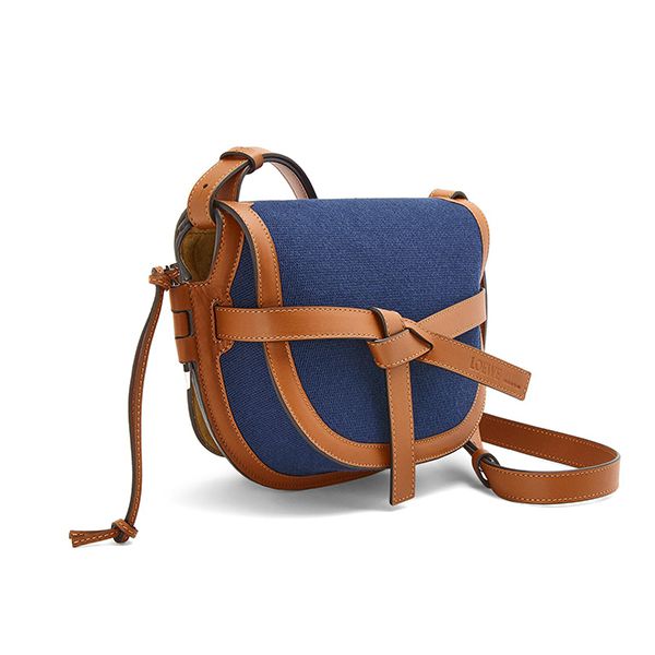 【ロエベ】ゲートバッグ スモール コピー (キャンバス&カーフ) A650T20X34